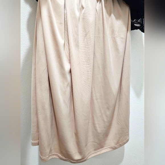 Off the shoulder adjustable strap black lace Express Dress. - Picture 2 of 5